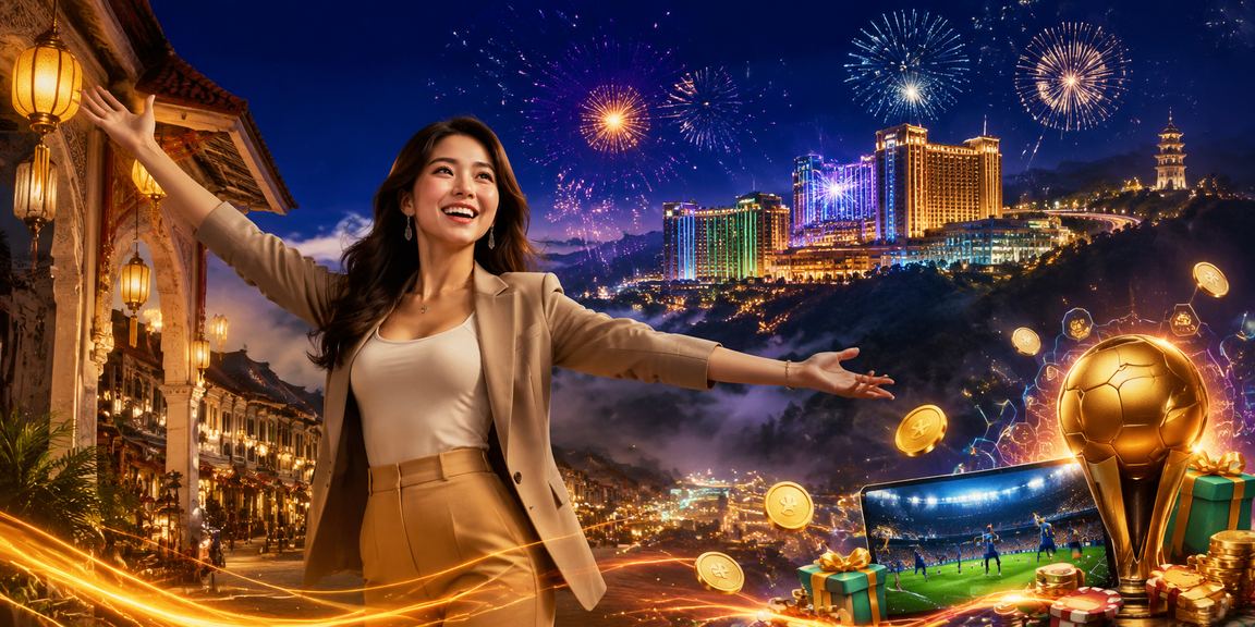 Pemain di Genting Highlands menikmati permainan dalam talian flip7 semasa perayaan